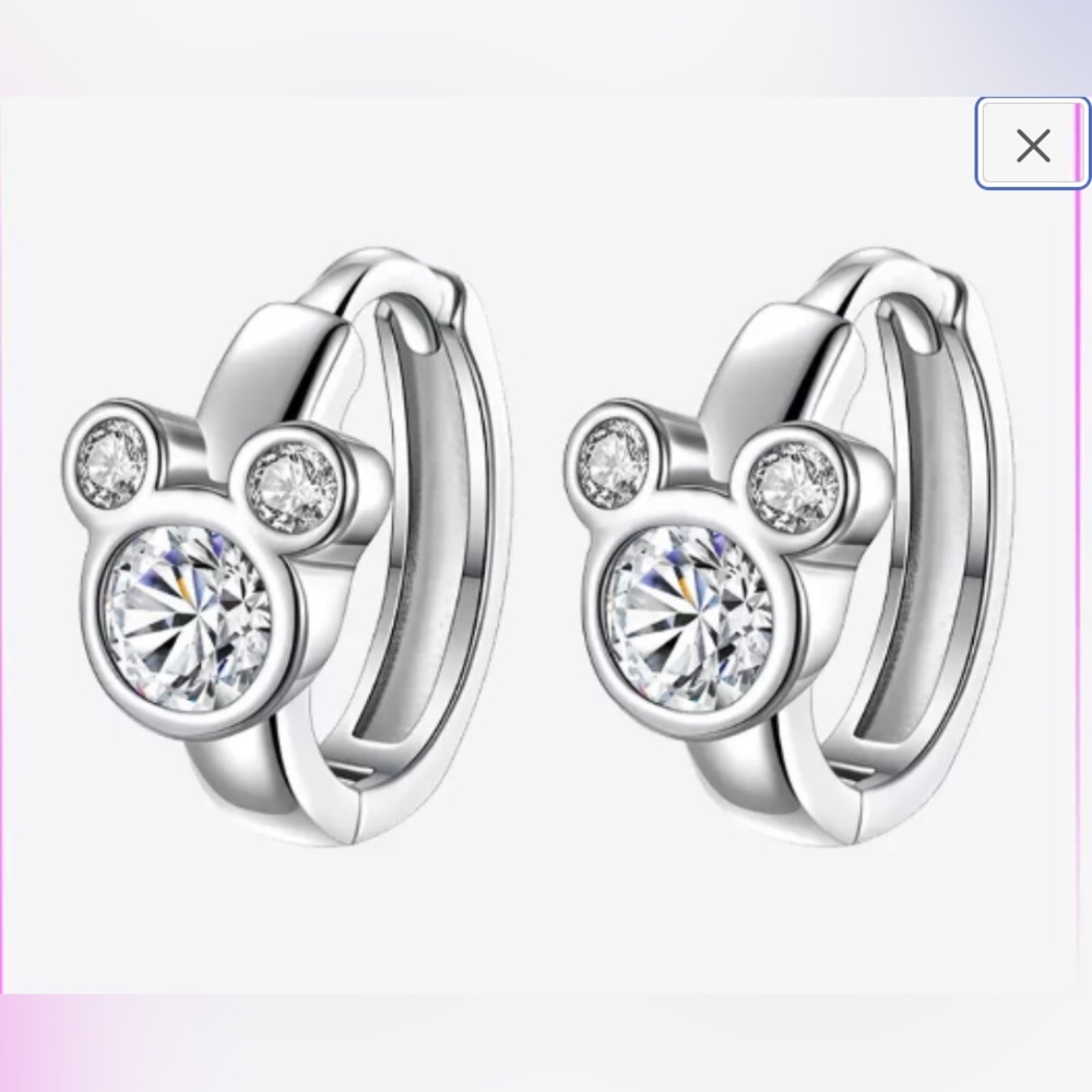 NEW Disney stainless steel earrings
